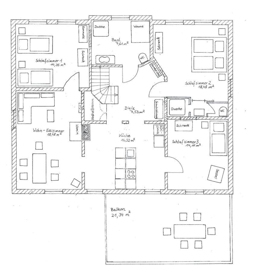 Strandnahe Fewo Mit 3 Schlafzimmern Und Balkon, Villa Vergissmeinnicht 02, บินซ์ ภายนอก รูปภาพ